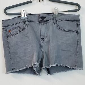 Hudson Jeans Amber Raw Edge shorts sz 29